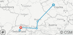 De Prague à Zurich - 6 destinations