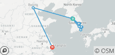 Korea, Beijing, and Shanghai (14 destinations) - 14 destinations