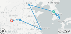 Korea en de Gouden Driehoek in China (17 bestemmingen) - 17 bestemmingen