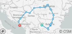 De Sofia à Dubrovnik - 25 destinations
