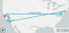 Washington, New York et les classiques de l\'Ouest (18 destinations) - 18 destinations