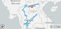 Thailand und Laos: Schätze des Mekong (13 Reiseziele) - 13 Destinationen