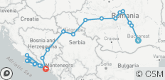 The Balkans and the Islands of the Dalmatian Coast (23 destinations) - 23 destinations