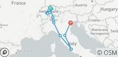 Swiss and Italian Spotlight End Venice (19 destinations) - 19 destinations