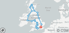 Schottland, Irland und Südengland - 26 Destinationen