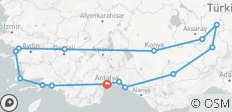 Turkish Ring (15 destinations) - 15 destinations