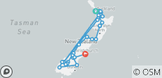 Across New Zealand: From North to South - 31 destinations
