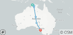 【La expedición del Ghan】Aventura de 9 días desde el Top End hasta Adelaida - 8 destinos