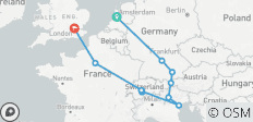 European Horizon (Albergues, Verano, Start Amsterdam, Clásico) - 11 destinos