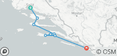 De Split à Dubrovnik – les îles de Hvar et de Korčula - 8 destinations