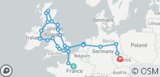 Electrifying Europe (26 destinations) - 26 destinations