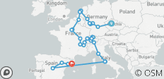 European Bliss (37 destinations) - 37 destinations