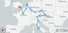Tanz durch Europa (35 Destinationen) - 35 Destinationen