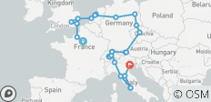 Great European Tour (36 destinations) - 36 destinations