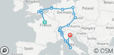 Great European Tour - 33 destinations