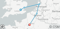 Londres, Amsterdam et Paris (8 destinations) - 8 destinations