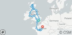 Royaume- Uni, Irlande et France du Nord - 35 destinations