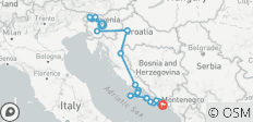 Höhepunkte der Adria mit einer Luxuskreuzfahrt - 20 Destinationen