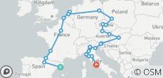 „Essential Europe“-Rundreise für 18- bis 35-Jährige - 36 Destinationen