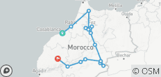 Aventure de 6 jours au Maroc : Chefchaouen, Fès, le Sahara et Marrakech - 16 destinations