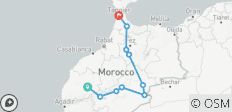 Le meilleur du Maroc en 6 jours (Marrakech > Tanger) - 10 destinations