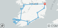Au départ de Dublin : circuit de 7 jours à la découverte du sud de l\'Irlande - 28 destinations