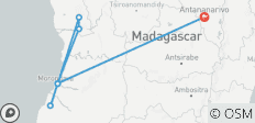 8-Day Epic Madagascar: Tsingy de Bemaraha & Kirindy Wildlife Expedition - 7 destinations