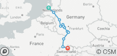 Classic Rhine Europe River Cruise with Amsterdam Stay - 12 destinations