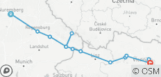 Viñedos y palacios a lo largo del Danubio (2028, de Núremberg a Viena) - 11 destinos