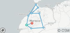 Les incontournables d\'un circuit de 10 jours au Maroc : les villes impériales et une aventure dans le Sahara - 10 destinations