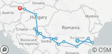Danube East & West (2028, Bucharest to Vienna) - 17 destinations