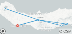Sao Miguel Highlights erwandern - 12 Destinationen