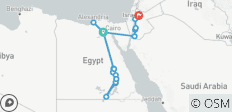 Die Wunder Ägyptens und Jordaniens auf einer Nilkreuzfahrt - 24 Destinationen