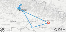 Trektocht naar het basiskamp van de Annapurna in combinatie met een safari in Chitwan - 10 bestemmingen