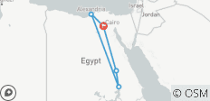 Circuit de 9 jours en Égypte – Le Caire, Gizeh, croisière sur le Nil et Alexandrie - 5 destinations