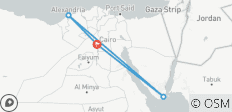 9 jours au Caire, à Alexandrie et à Charm el-Cheikh – Merveilles de l\'Antiquité et paradis de la mer Rouge - 6 destinations