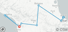 De Rímini a Pisa: las joyas del centro de Italia - 10 destinos
