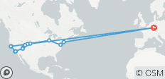 Amerikas Bahnlegenden - Von New York nach San Francisco - 17 Destinationen
