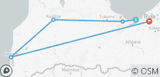 Latvia EV Road Trip: Riga, Courland & Coast - 5 destinations