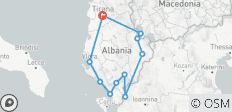 Circuit à vélo en Albanie - 11 destinations