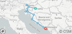 Découvrez la Croatie et la Slovénie du nord au sud - 16 destinations