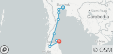 El sur clásico de Tailandia - 9 destinos