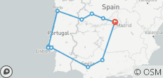 Panorama de l\'Espagne et du Portugal (hiver) - 12 destinations