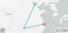 China: Von der Chinesischen Mauer zu den Avatar-Bergen – 10 Tage – Peking – Zhangjiajie – Shanghai - 3 Destinationen