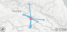 Le meilleur du Caucase en 7 jours : montagnes, vin, grottes anciennes et Arménie (avec Tbilissi comme point de départ) - 15 destinations