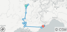 Les merveilles de Lyon, de la Provence et de la Côte d\'Azur 2028 - 11 jours (de Lyon à Nice) - 19 destinations