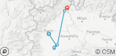 Circuit de marche et de randonnée dans le Piémont - 10 destinations