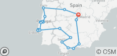 Circuit de 11 jours au Portugal et en Andalousie - Classe A - 20 destinations