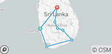 Circuito por el patrimonio de Sri Lanka de 9 días con fauna salvaje - 9 destinos