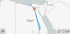 9-tägige günstige Ägypten-Reise nach Kairo, Nilkreuzfahrt und Alexandria - 9 Destinationen